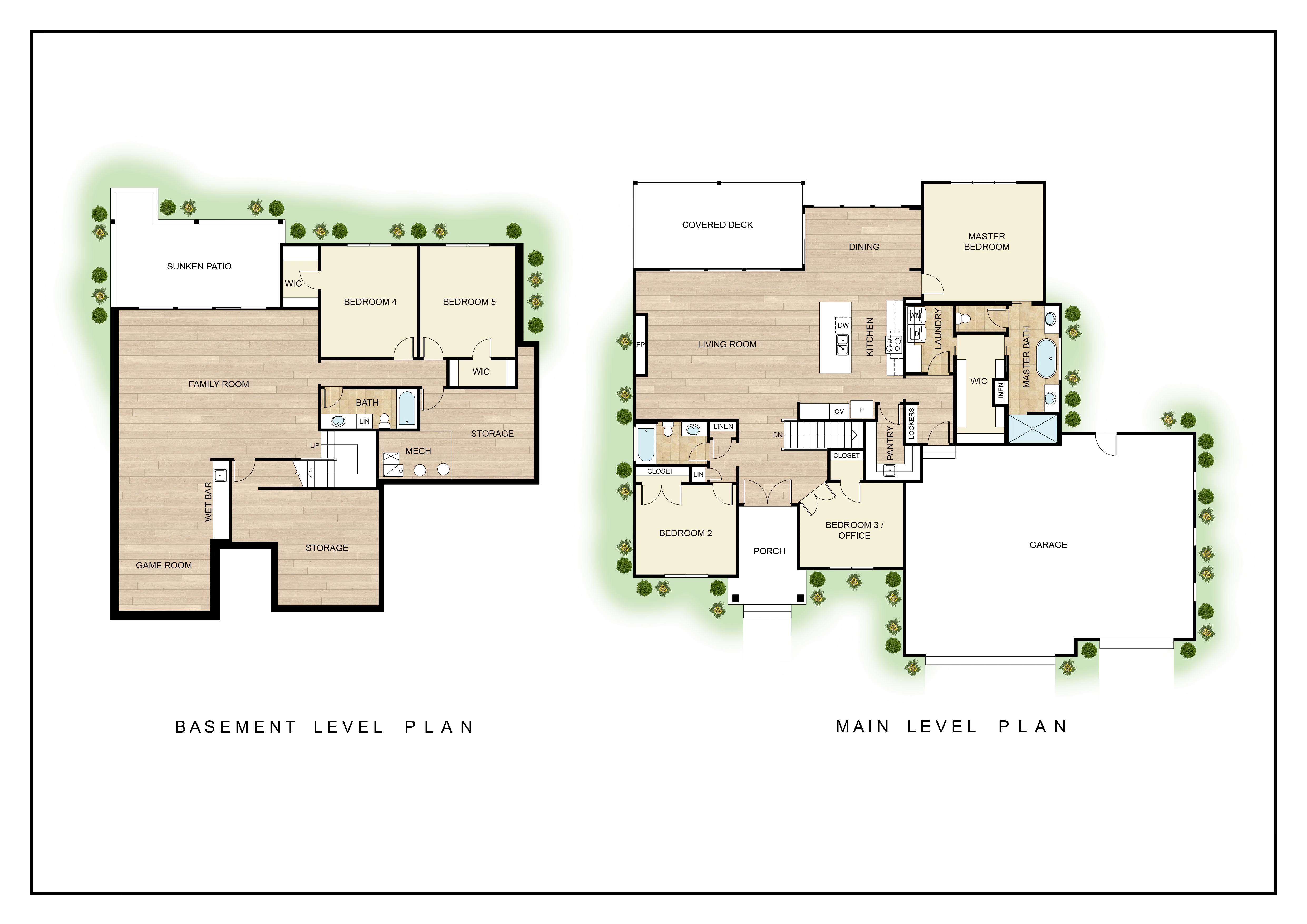 Floor plan for new home in Maize, KS for sale.