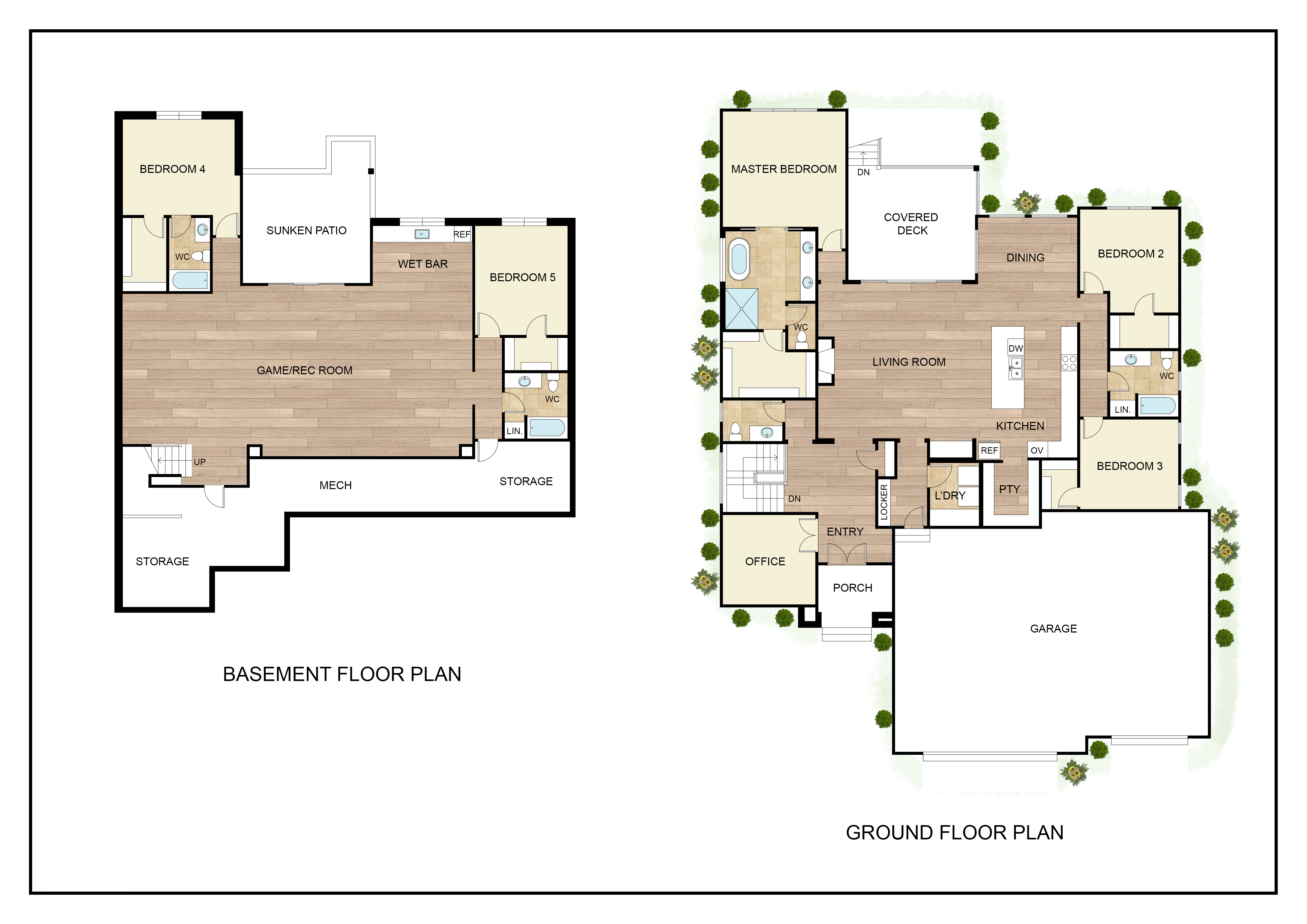 Floor plan for new home in Maize, KS for sale.