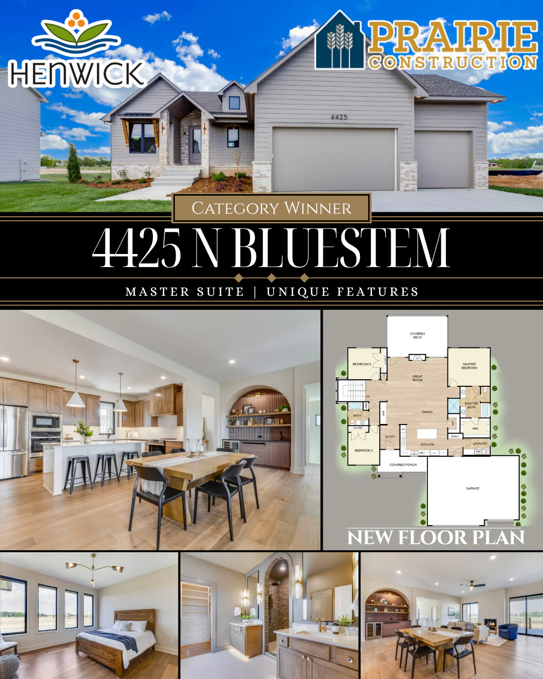 New Maize home for sale a parade of homes award-winner in Maize, KS.