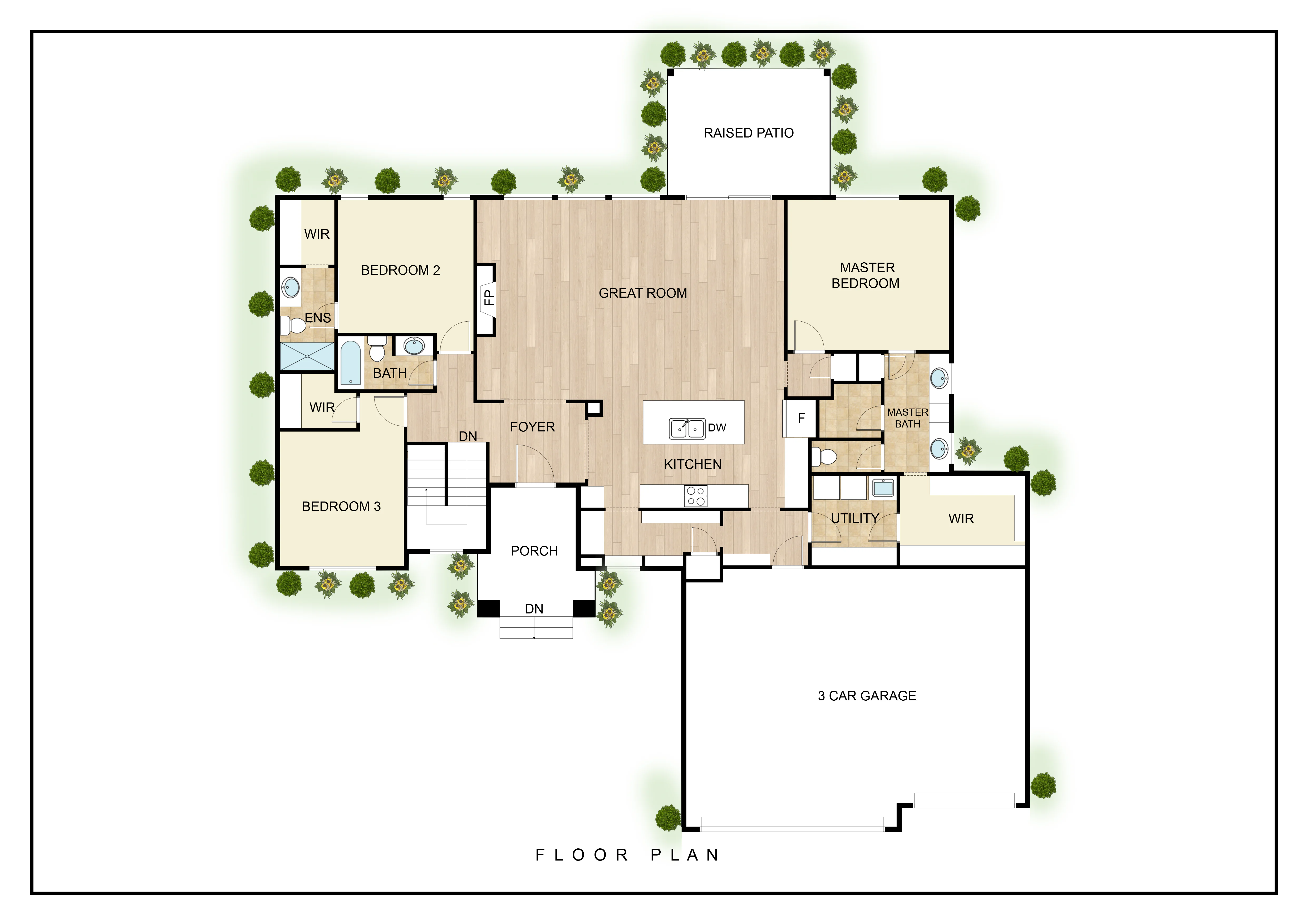 Wichita, KS home for sale floor plan.