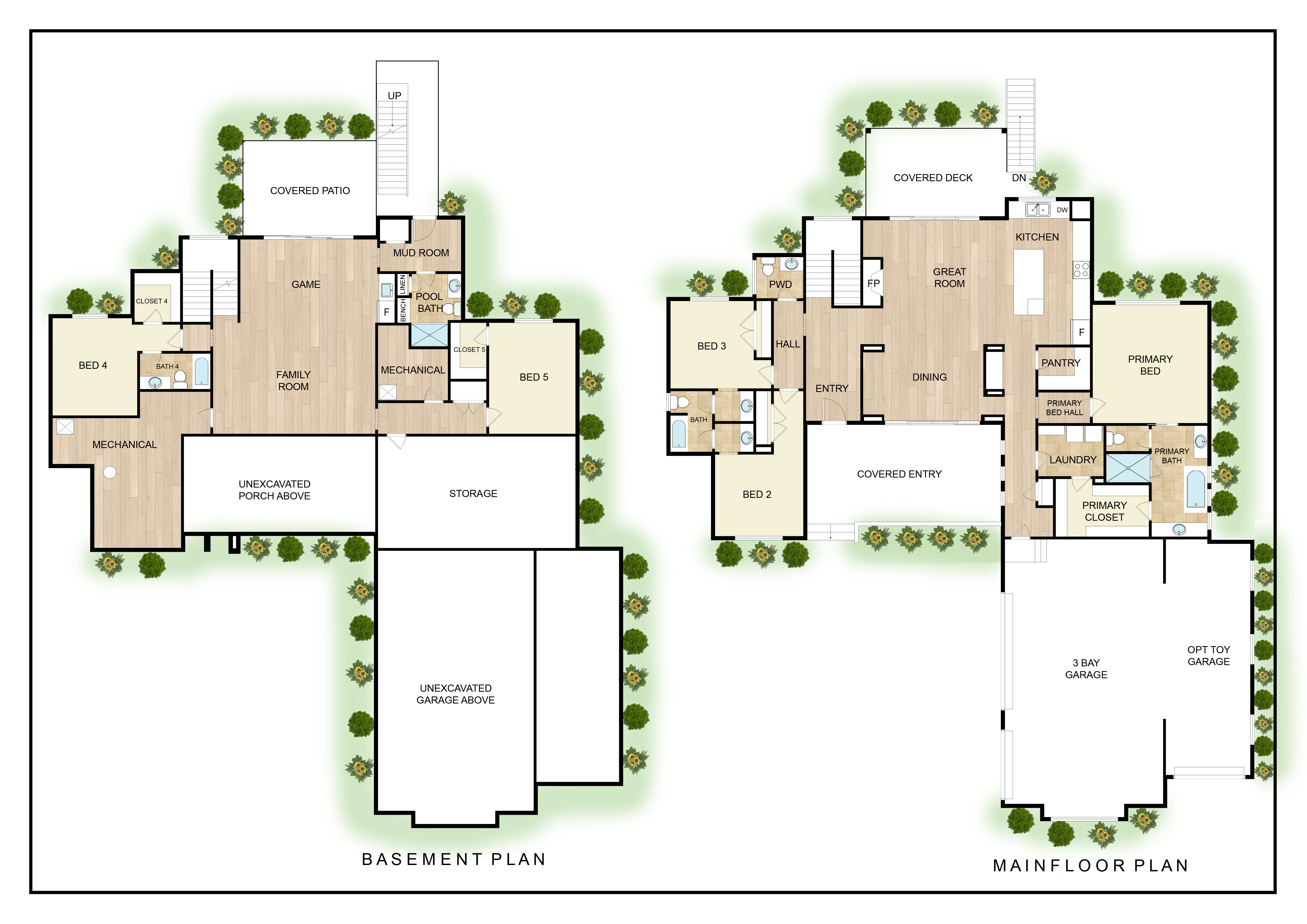 Floor plan for luxury lake home for sale in Wichita, KS.