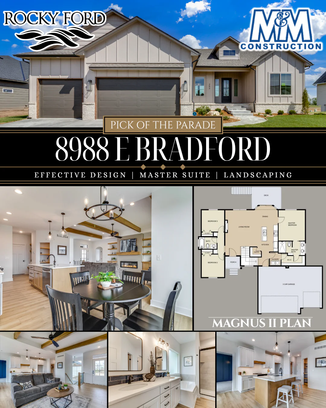 Parade of Homes winner in Wichita, KS, home for sale.