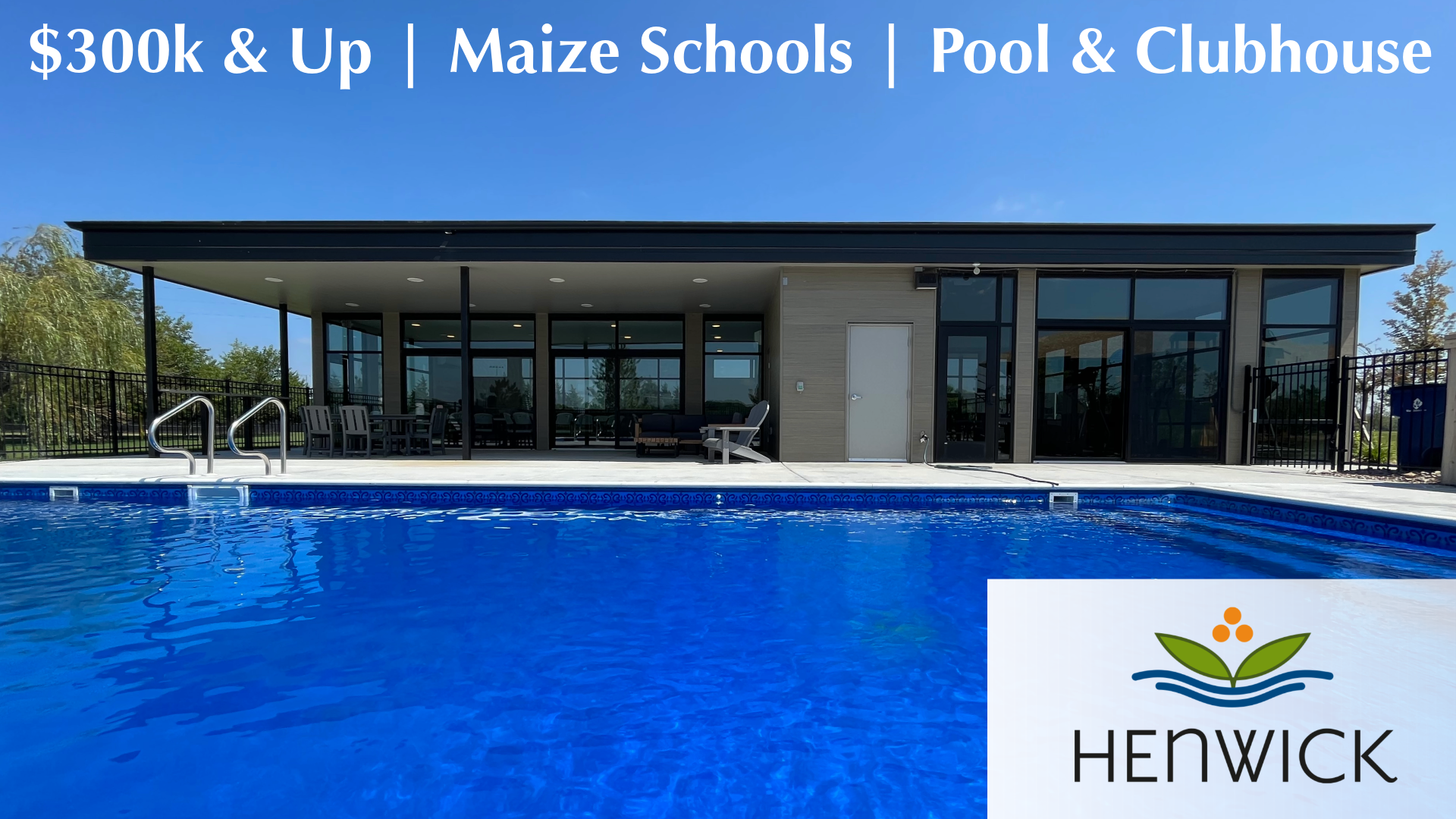 Henwick Wichita community in Maize offering $300K homes near top-rated Maize schools with modern designs and family-friendly amenities.