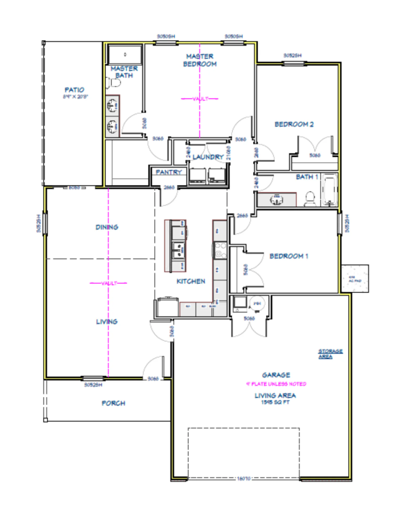 Liberty Communities Floor Plan.