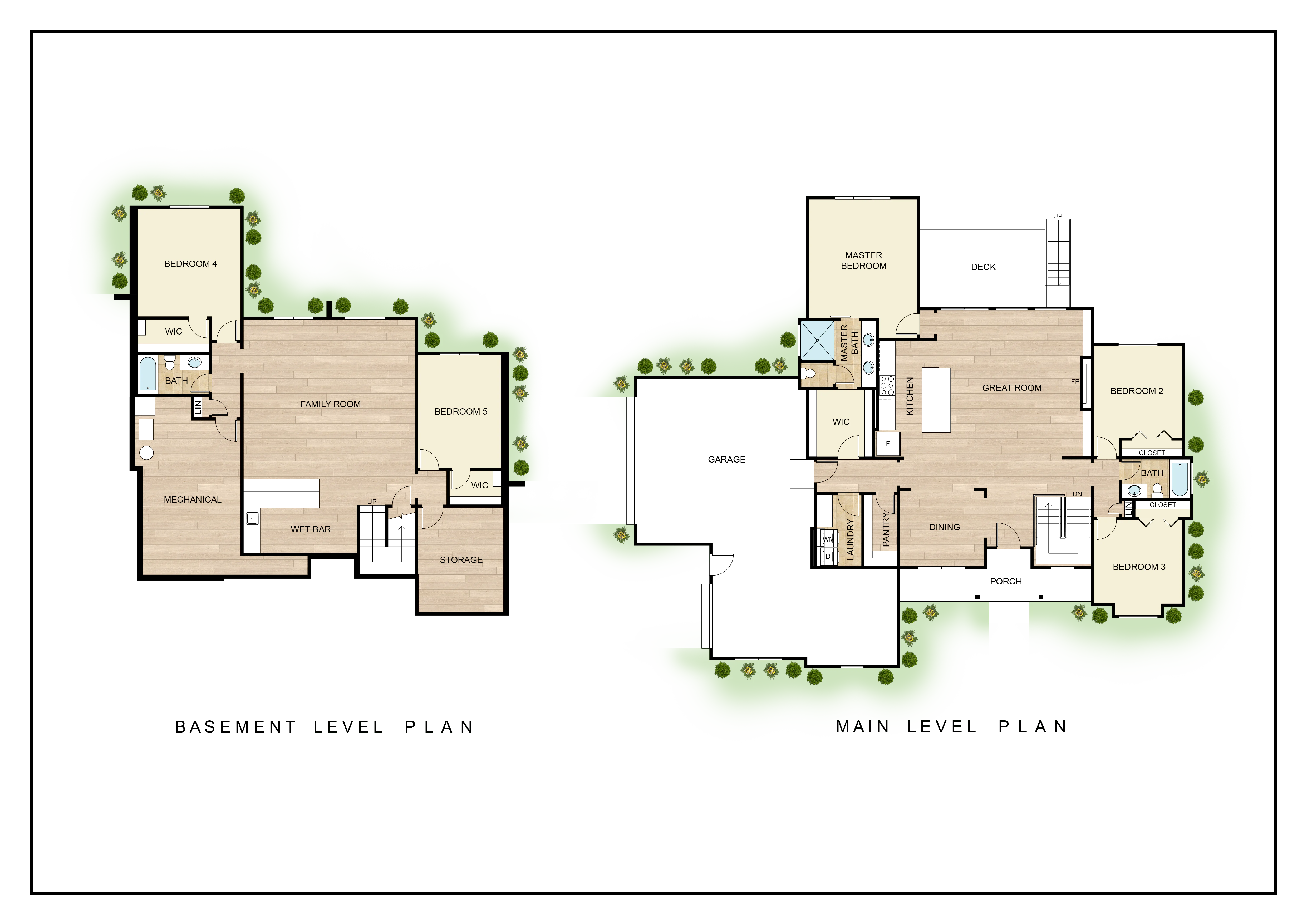 Floor plan of home for sale in Maize, KS.