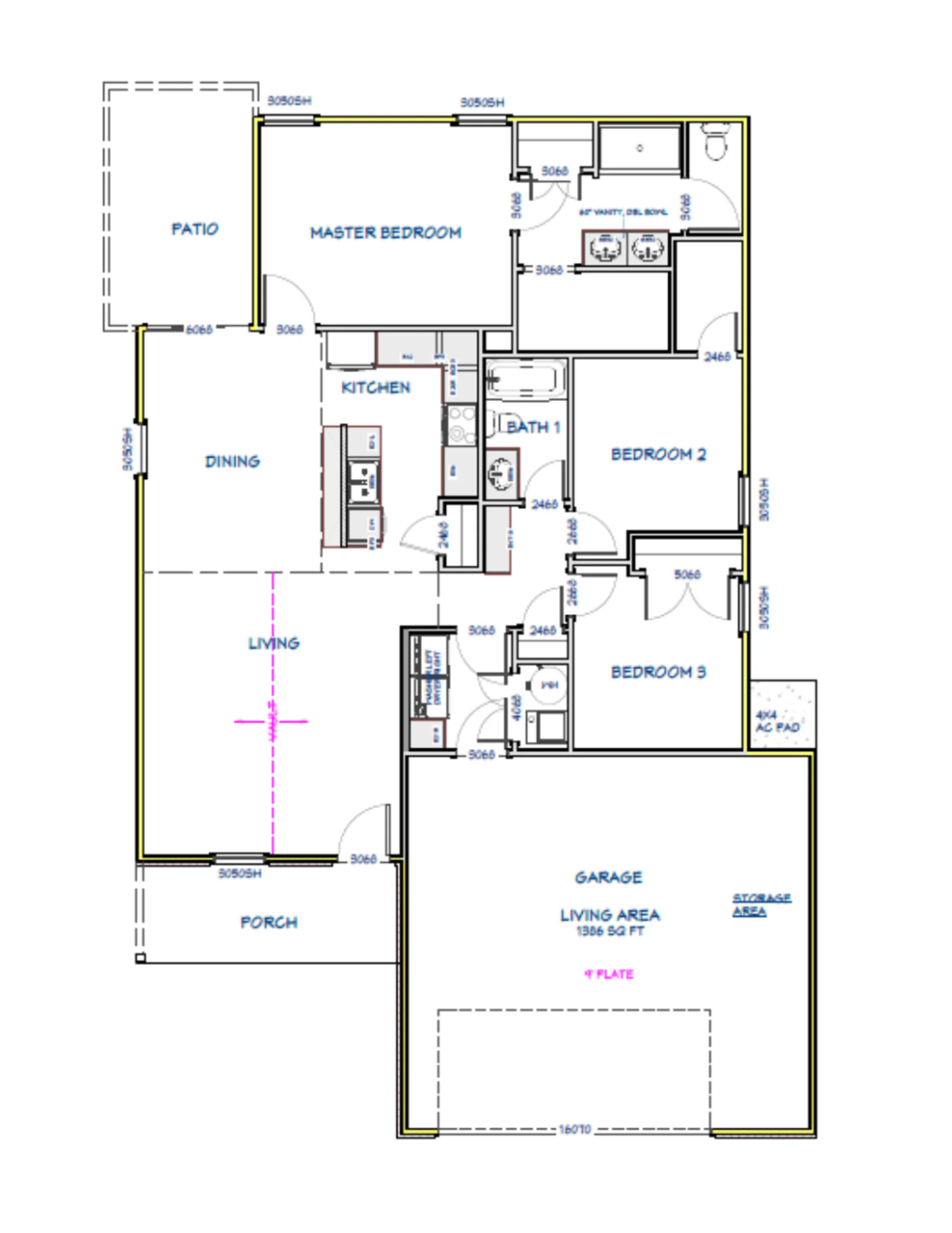 Liberty Communities Floor Plan.